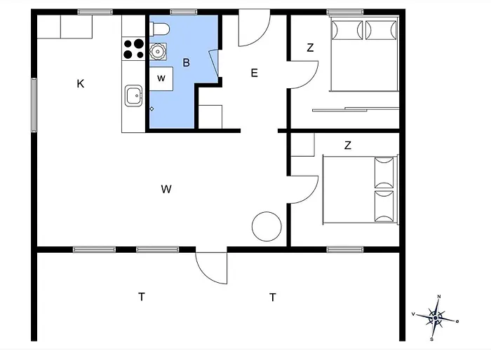 Сasa de vacaciones M341-vaeggerlose-tarnurtvej-17 Bøtø By